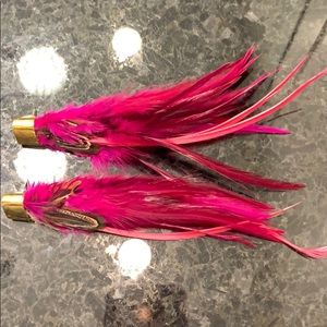 Mignonne Gavigan feather earrings